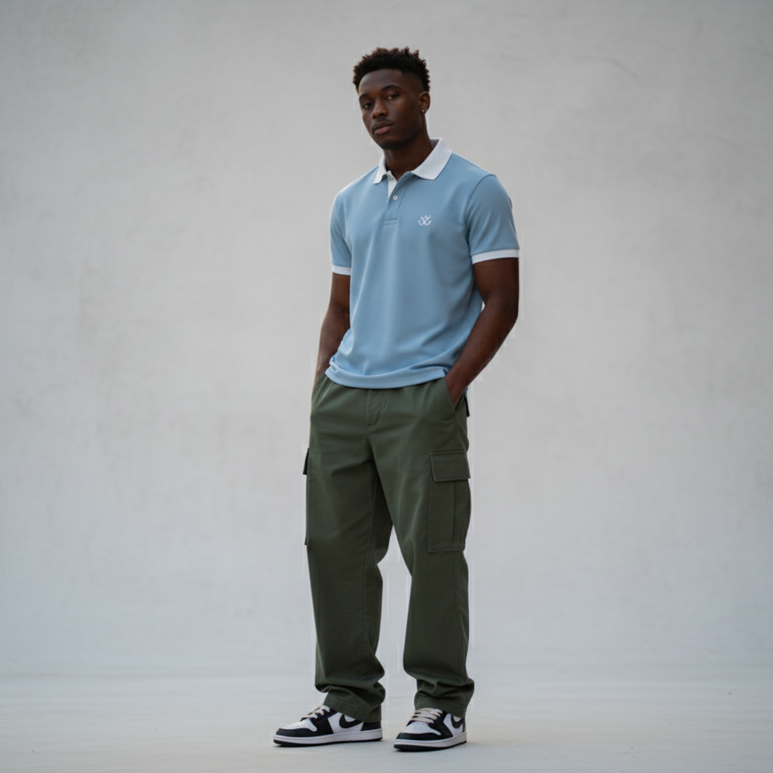The Wempire Polo Sky Blue