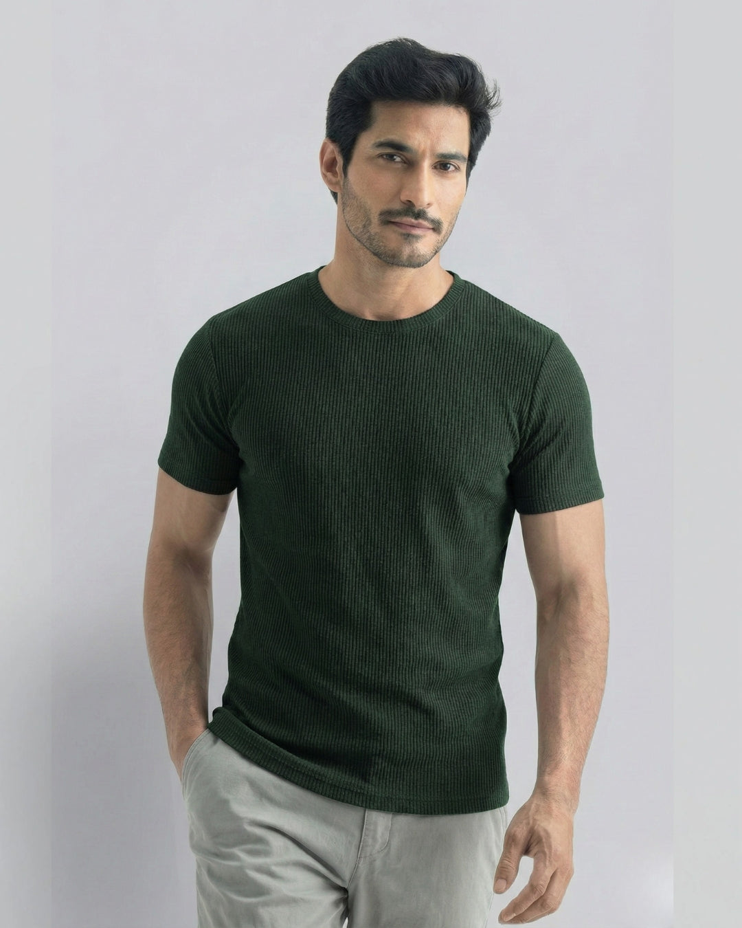 Round neck Tee's