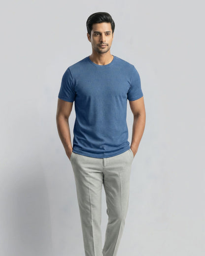 Jacquard Imperial T-shirt Royal Blue