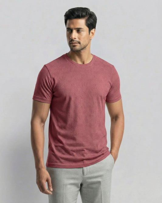 Jacquard Imperial Rose Gold