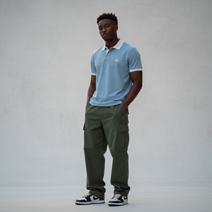 The Wempire Polo Sky Blue