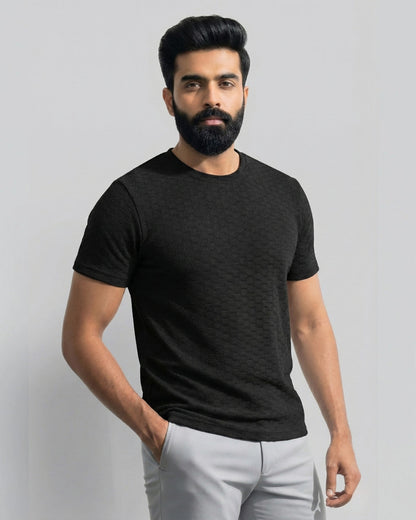 HexaStretch Tshirt Black